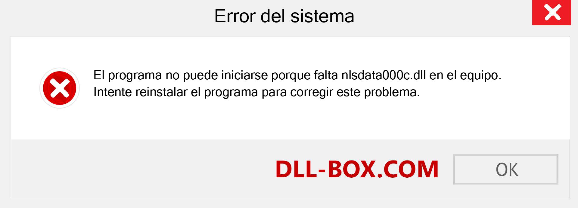 ¿Falta el archivo nlsdata000c.dll ?. Descargar para Windows 7, 8, 10 - Corregir nlsdata000c dll Missing Error en Windows, fotos, imágenes