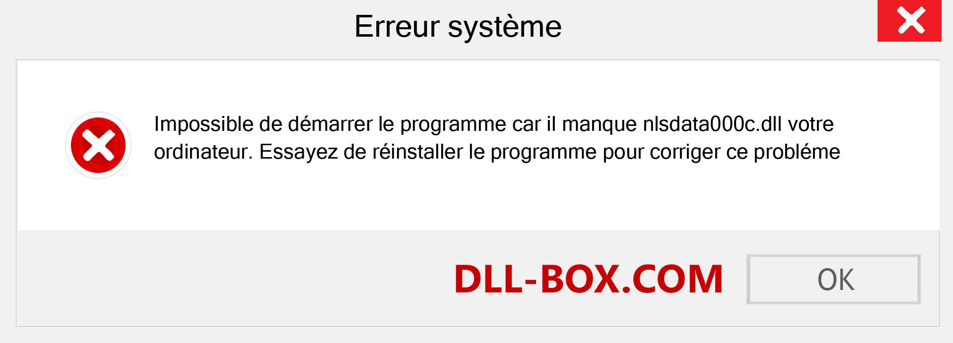 Le fichier nlsdata000c.dll est manquant ?. Télécharger pour Windows 7, 8, 10 - Correction de l'erreur manquante nlsdata000c dll sur Windows, photos, images